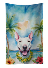 Load image into Gallery viewer, Bull Terrier Luau Kitchen Towel