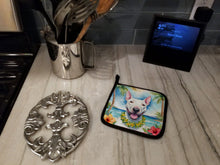 Load image into Gallery viewer, Bull Terrier Luau Pot Holders - Set of 2 Decorative Kitchen Helpers | Made in the USA