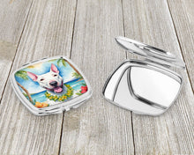 Load image into Gallery viewer, Bull Terrier Luau Compact Mirror – Stylish Purse Mirror with Artistic Covers