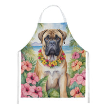 Load image into Gallery viewer, Bullmastiff Luau Apron – Artist-Designed Kitchen, BBQ &amp; Craft Apron