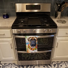 Load image into Gallery viewer, Bullmastiff Luau Kitchen Towel