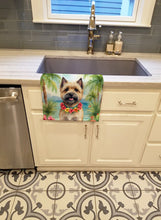 Load image into Gallery viewer, Cairn Terrier Luau Kitchen Towel