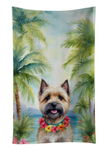 Load image into Gallery viewer, Cairn Terrier Luau Kitchen Towel