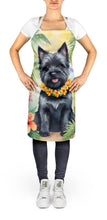 Load image into Gallery viewer, Cairn Terrier Luau Apron – Artist-Designed Kitchen, BBQ &amp; Craft Apron