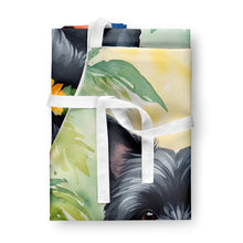 Load image into Gallery viewer, Cairn Terrier Luau Apron – Artist-Designed Kitchen, BBQ &amp; Craft Apron