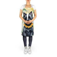 Load image into Gallery viewer, Cairn Terrier Luau Apron – Artist-Designed Kitchen, BBQ &amp; Craft Apron