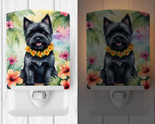 Load image into Gallery viewer, Cairn Terrier Luau Ceramic Night Light