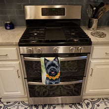 Load image into Gallery viewer, Cairn Terrier Luau Kitchen Towel