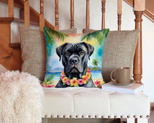 Load image into Gallery viewer, Cane Corso Luau Throw Pillow - 14x14 Decorative Pillow – Art for Your Home &amp; Patio