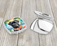 Load image into Gallery viewer, Cane Corso Luau Compact Mirror – Stylish Purse Mirror with Artistic Covers