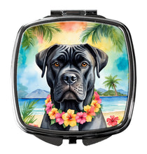 Load image into Gallery viewer, Cane Corso Luau Compact Mirror – Stylish Purse Mirror with Artistic Covers