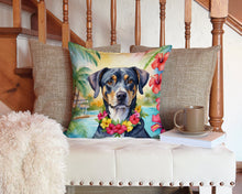 Load image into Gallery viewer, Catahoula Luau Throw Pillow - 14x14 Decorative Pillow – Art for Your Home &amp; Patio