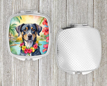 Load image into Gallery viewer, Catahoula Luau Compact Mirror – Stylish Purse Mirror with Artistic Covers