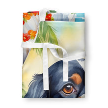 Load image into Gallery viewer, Cavalier Spaniel Luau Apron – Artist-Designed Kitchen, BBQ &amp; Craft Apron