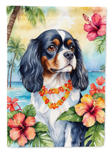 Load image into Gallery viewer, Cavalier Spaniel Luau House Flag