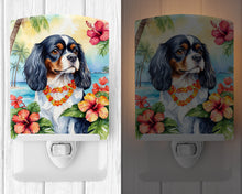 Load image into Gallery viewer, Cavalier Spaniel Luau Ceramic Night Light
