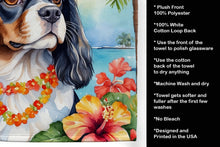 Load image into Gallery viewer, Cavalier Spaniel Luau Kitchen Towel