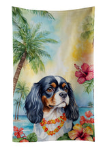 Load image into Gallery viewer, Cavalier Spaniel Luau Kitchen Towel