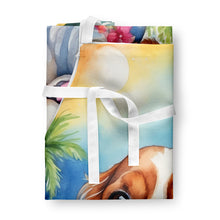 Load image into Gallery viewer, Cavalier Spaniel Luau Apron – Artist-Designed Kitchen, BBQ &amp; Craft Apron