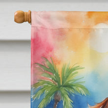 Load image into Gallery viewer, Cavalier Spaniel Luau House Flag