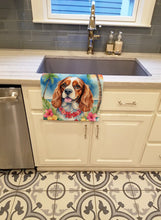 Load image into Gallery viewer, Cavalier Spaniel Luau Kitchen Towel
