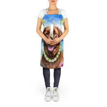 Load image into Gallery viewer, Chesapeake Bay Retriever Luau Apron – Artist-Designed Kitchen, BBQ &amp; Craft Apron