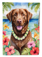 Load image into Gallery viewer, Chesapeake Bay Retriever Luau House Flag