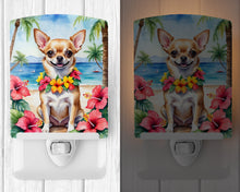 Load image into Gallery viewer, Chihuahua Luau Ceramic Night Light
