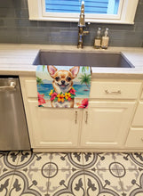 Load image into Gallery viewer, Chihuahua Luau Kitchen Towel