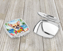 Load image into Gallery viewer, Chihuahua Luau Compact Mirror – Stylish Purse Mirror with Artistic Covers