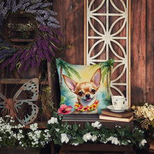 Load image into Gallery viewer, Chihuahua Luau Throw Pillow - 14x14 Decorative Pillow – Art for Your Home &amp; Patio