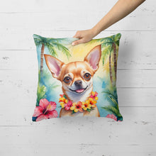 Load image into Gallery viewer, Chihuahua Luau Throw Pillow