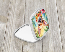 Load image into Gallery viewer, Chihuahua Luau Compact Mirror – Stylish Purse Mirror with Artistic Covers