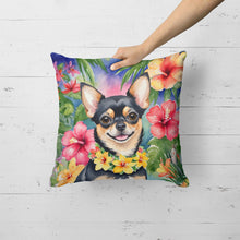Load image into Gallery viewer, Chihuahua Luau Throw Pillow