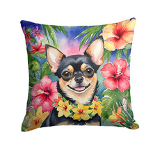 Load image into Gallery viewer, Chihuahua Luau Throw Pillow