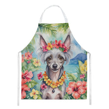 Load image into Gallery viewer, Chinese Crested Luau Apron – Artist-Designed Kitchen, BBQ &amp; Craft Apron