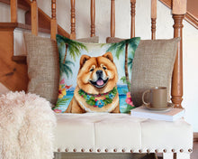 Load image into Gallery viewer, Chow Chow Luau Throw Pillow - 14x14 Decorative Pillow – Art for Your Home &amp; Patio