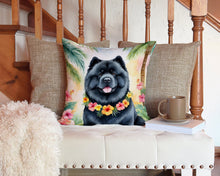 Load image into Gallery viewer, Chow Chow Luau Throw Pillow - 14x14 Decorative Pillow – Art for Your Home &amp; Patio