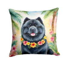Load image into Gallery viewer, Chow Chow Luau Throw Pillow - 14x14 Decorative Pillow – Art for Your Home &amp; Patio