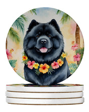 Load image into Gallery viewer, Chow Chow Luau Large Sandstone Coasters Pack of 4