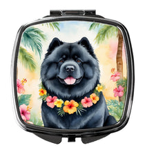 Load image into Gallery viewer, Chow Chow Luau Compact Mirror – Stylish Purse Mirror with Artistic Covers
