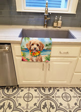 Load image into Gallery viewer, Cockapoo Luau Kitchen Towel