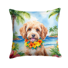 Load image into Gallery viewer, Cockapoo Luau Throw Pillow