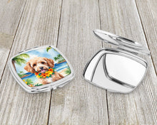 Load image into Gallery viewer, Cockapoo Luau Compact Mirror – Stylish Purse Mirror with Artistic Covers