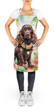 Load image into Gallery viewer, Cocker Spaniel Luau Apron – Artist-Designed Kitchen, BBQ &amp; Craft Apron
