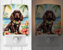 Load image into Gallery viewer, Cocker Spaniel Luau Ceramic Night Light