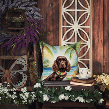 Load image into Gallery viewer, Cocker Spaniel Luau Throw Pillow