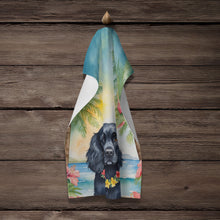 Load image into Gallery viewer, Cocker Spaniel Luau Kitchen Towel