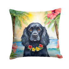 Load image into Gallery viewer, Cocker Spaniel Luau Throw Pillow - 14x14 Decorative Pillow – Art for Your Home &amp; Patio