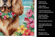 Load image into Gallery viewer, Cocker Spaniel Luau Kitchen Towel